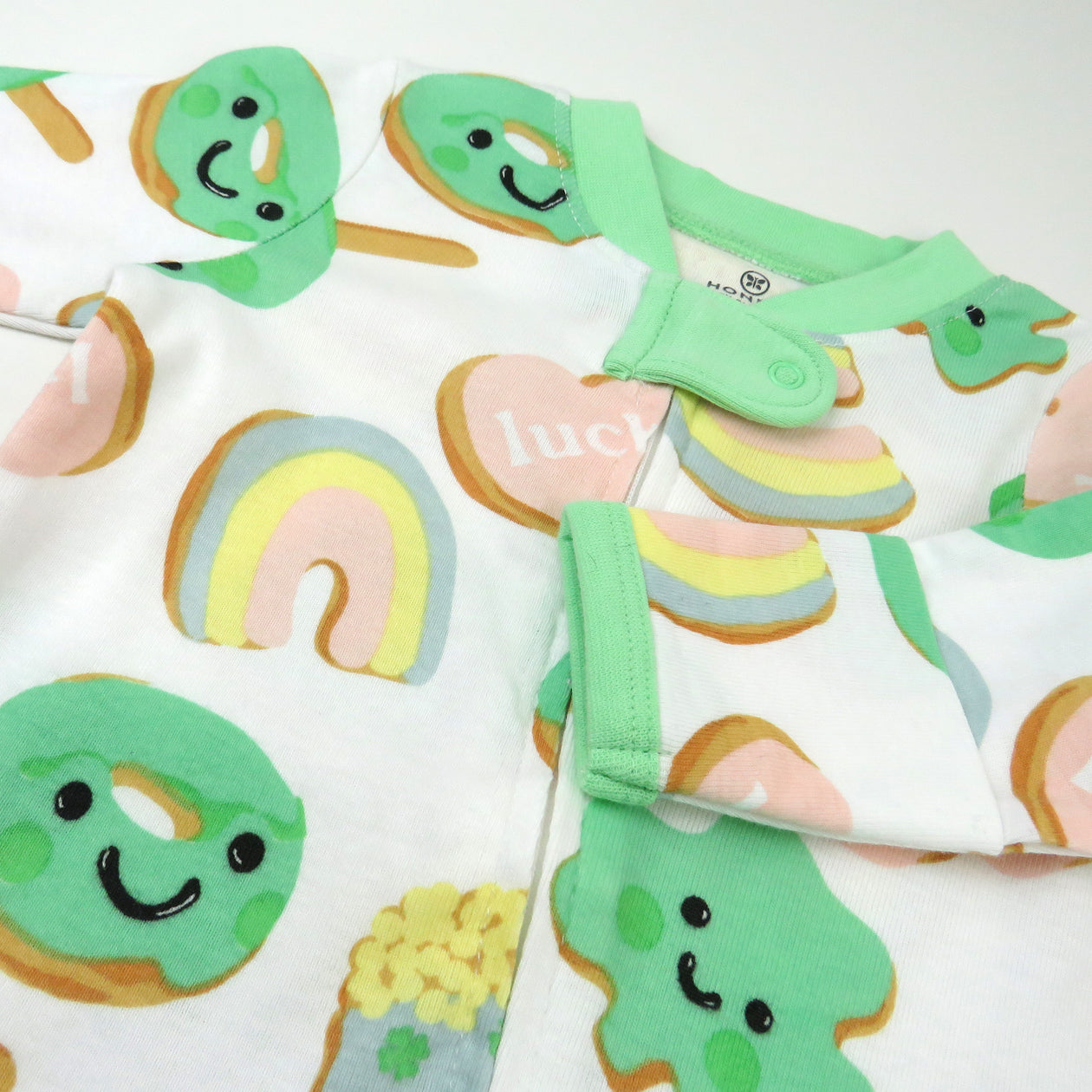 Organic Cotton Celebration Pajamas, Shamrock Sweetness