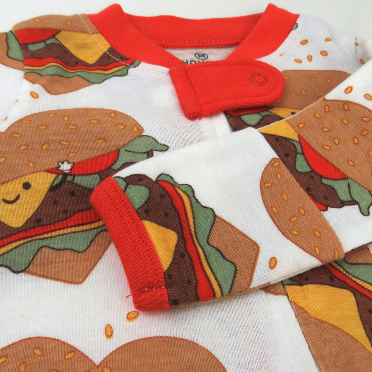 Organic Cotton Fun Foods Pajamas For Babies & Toddlers, Love At First Bite