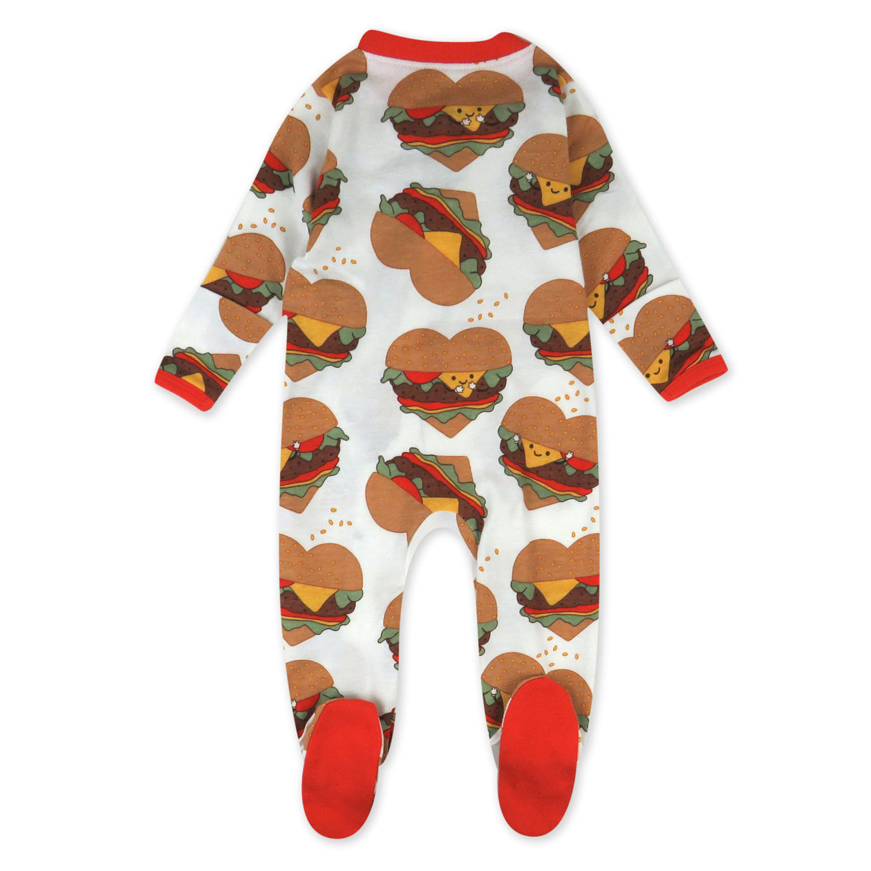 Organic Cotton Fun Foods Pajamas For Babies & Toddlers, Love At First Bite