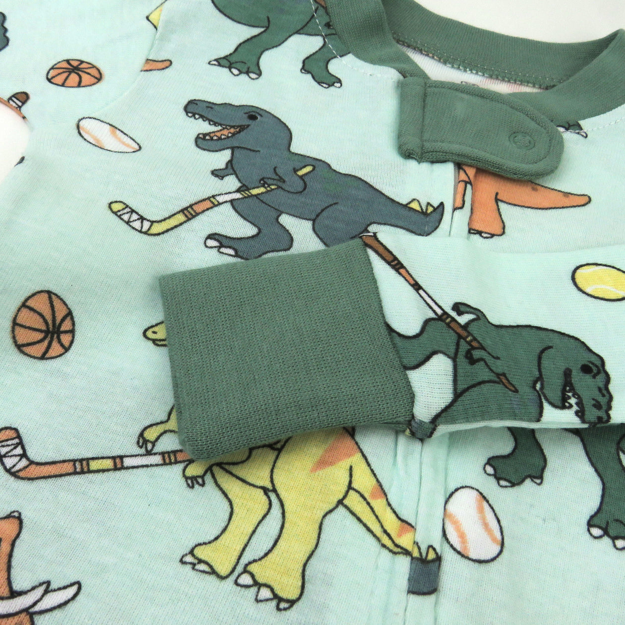 Organic Cotton Celebration Pajamas, Dino Mite Athlete Eggs