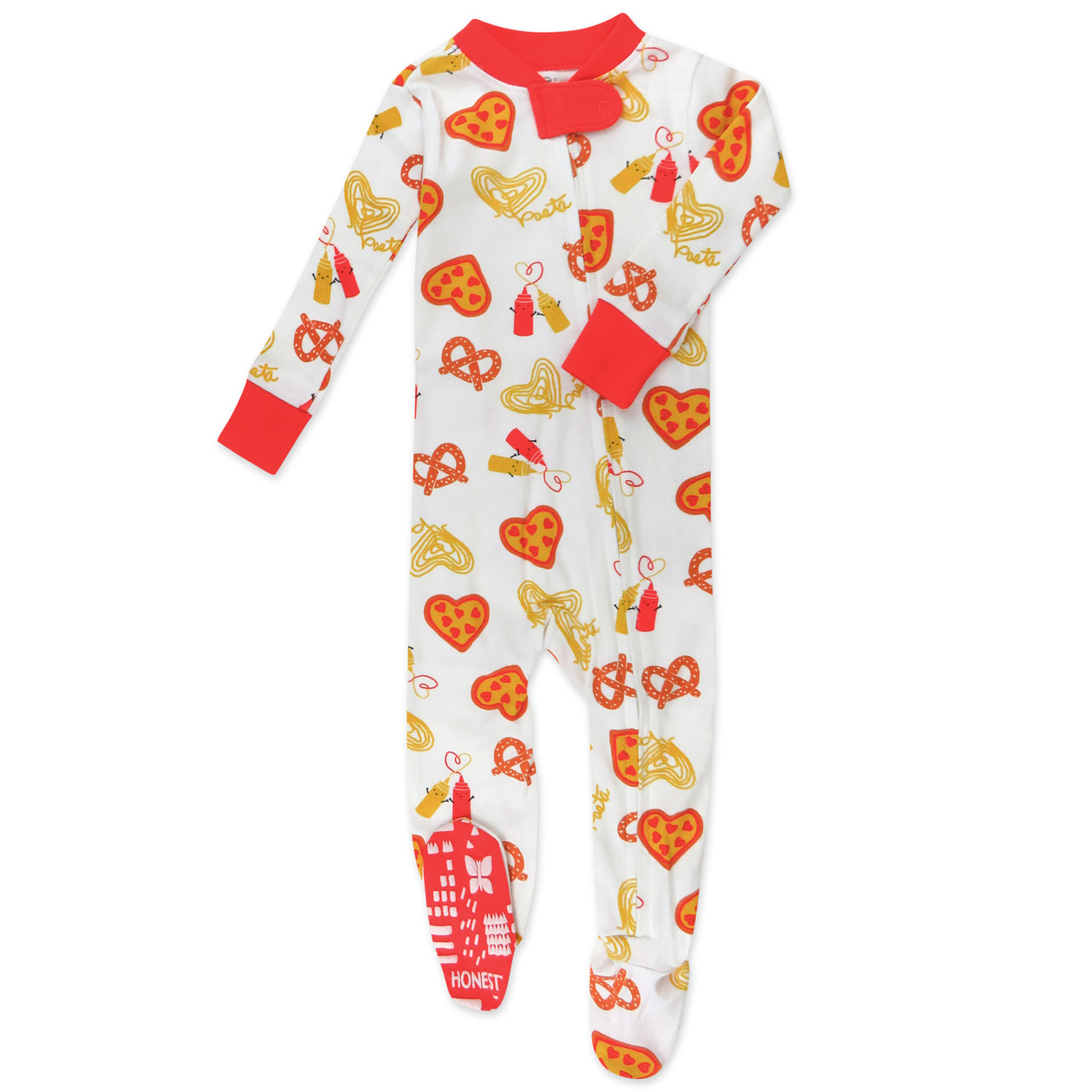 Organic Cotton Celebration Pajamas, Junk Food Lover
