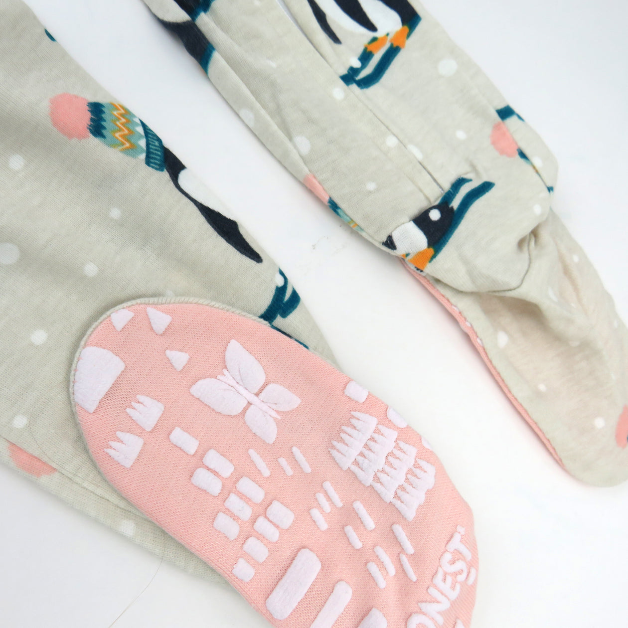 Organic Cotton Holiday Pajamas, Penguin Dash