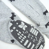 Go to slide 3, Organic Cotton Snug-Fit Footed Pajamas, Scotty Dog Light Heather Gray