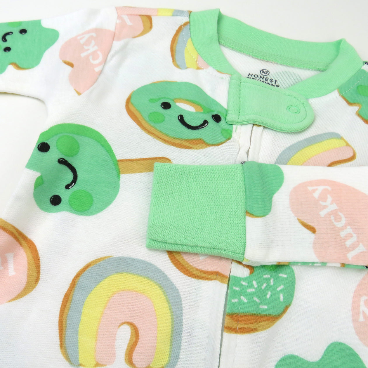 Organic Cotton Celebration Pajamas, Shamrock Sweetness