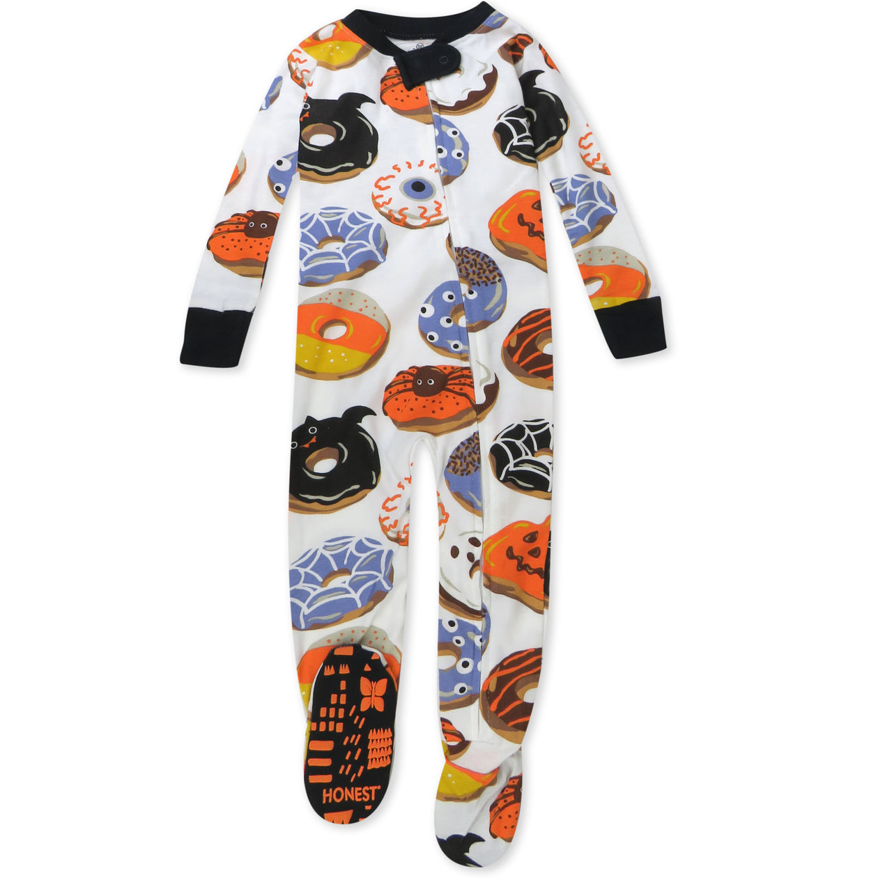 Organic Cotton Fun Foods Pajamas For Babies & Toddlers, Spoo-oo-keey Donuts