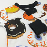 Go to slide 9, Organic Cotton Fun Foods Pajamas For Babies & Toddlers, Spoo-oo-keey Donuts