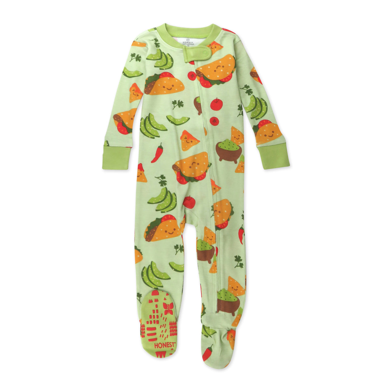 Organic Cotton Fun Foods Pajamas, Taco Time