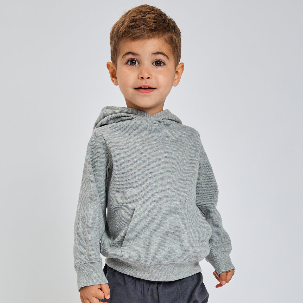 Toddler Comfy Hoodie Sweatshirt, Gray Heather