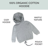 Go to slide 3, Toddler Comfy Hoodie Sweatshirt, Gray Heather