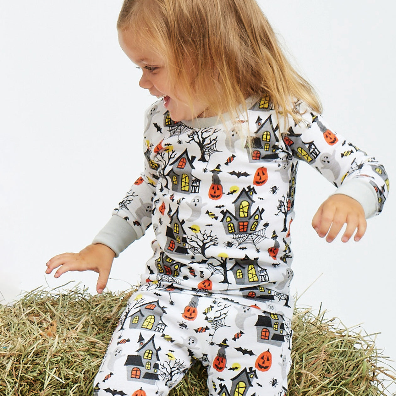 Organic Cotton Celebration Pajamas, Haunted House