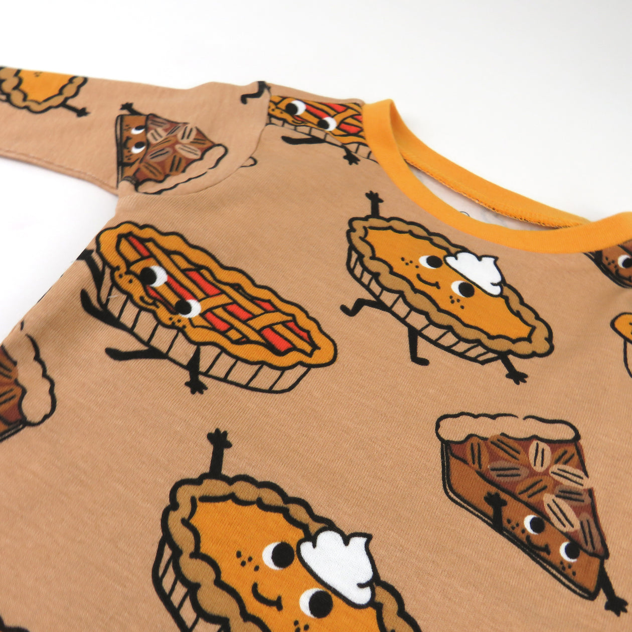 Organic Cotton Fun Foods Pajamas For Babies & Toddlers, Pie Party
