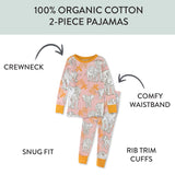 Go to slide 2, Organic Cotton Girls Pajamas For Babies & Toddlers, Elephant