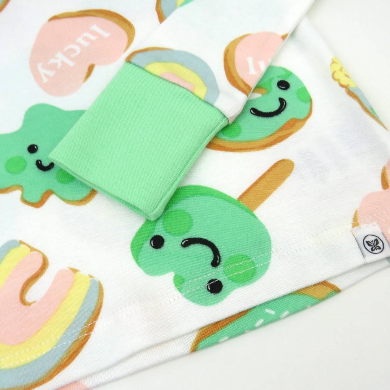 Organic Cotton Celebration Pajamas, Shamrock Sweetness