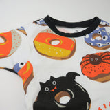 Go to slide 15, Organic Cotton Fun Foods Pajamas For Babies & Toddlers, Spoo-oo-keey Donuts