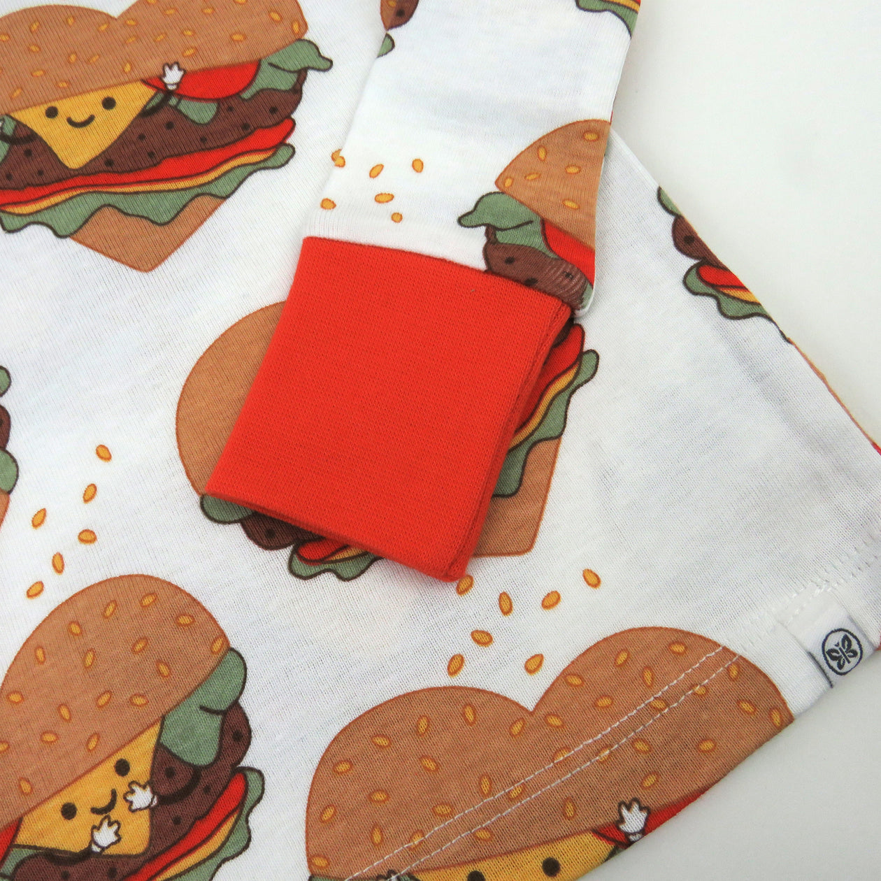 Organic Cotton Fun Foods Pajamas For Babies & Toddlers, Love At First Bite