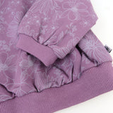 Go to slide 3, 2-Piece Cozy Sweatsuit Set, Sketchy Floral Purple