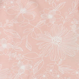 Go to slide 5, 3-Piece Long Sleeve Ruffle T-Shirts, Sketchy Floral Dusty Pink
