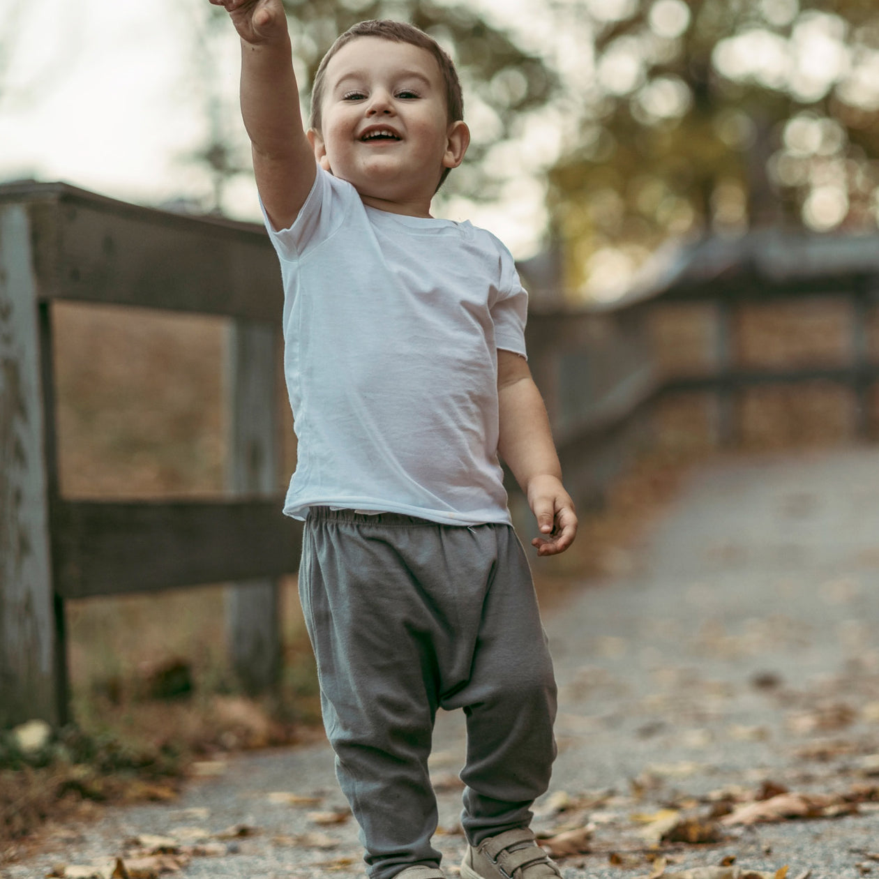 3-Pack Organic Cotton Harem Pants, Morning Mountains