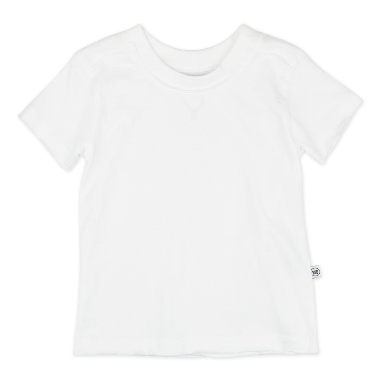 10-Pack Organic Cotton Short Sleeve T-Shirts, Bright White