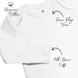 Go to slide 3, 2-Pack Organic Cotton Sleeper Gowns, Bright White