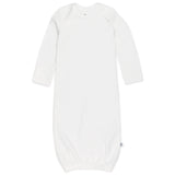 Go to slide 4, 2-Pack Organic Cotton Sleeper Gowns, Bright White
