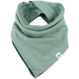 Go to slide 5, Multipack Organic Cotton Reversible Bandana Bib Burp Cloths, 10-Pack Rainbow Blue Gems