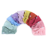 Go to slide 1, 10-Pack Organic Cotton Knotted Headbands, Rainbow Pink Gems