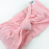 Go to slide 2, 10-Pack Organic Cotton Knotted Headbands, Rainbow Pink Gems