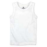 Go to slide 2, 10-Pack Organic Cotton Sleeveless Muscle T-Shirts, Bright White