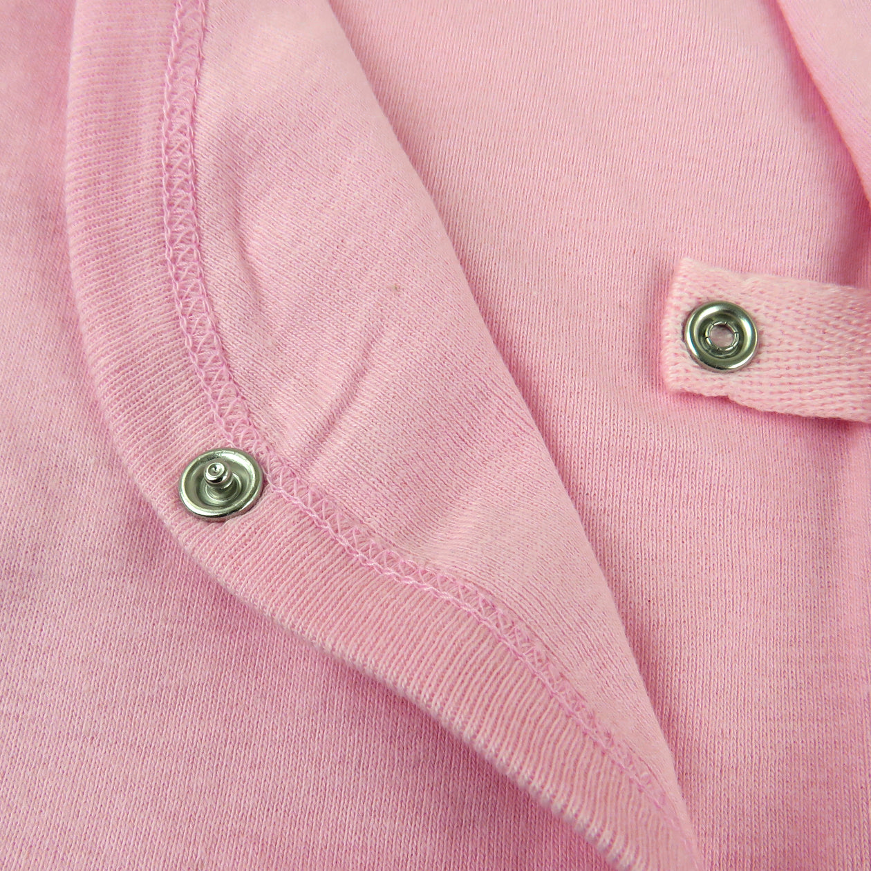 3-Pack Organic Cotton Long Sleeve Side-Snap Kimono Tops, Rose Blossom