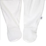 Go to slide 7, 3-Pack Organic Cotton Footed Harem Pants, Blue Painted Buffalo Check