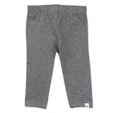 Go to slide 3, 4-Pack Organic Cotton Leggings, Gray Ombre