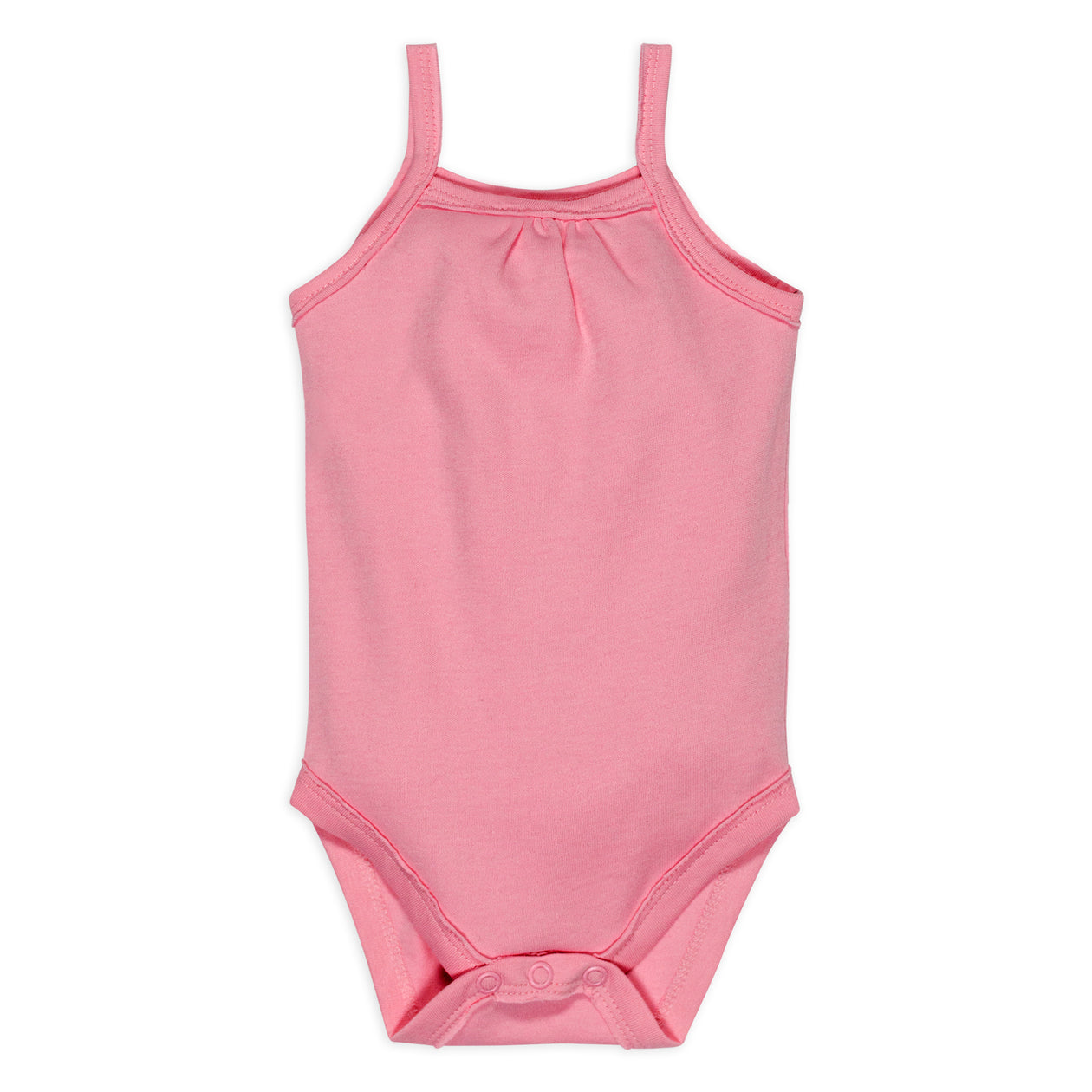 5-Pack Organic Cotton Cami Bodysuits, Pink Ombre