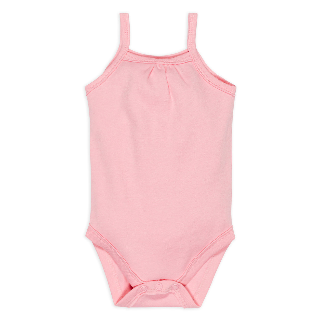 5-Pack Organic Cotton Cami Bodysuits, Pink Ombre