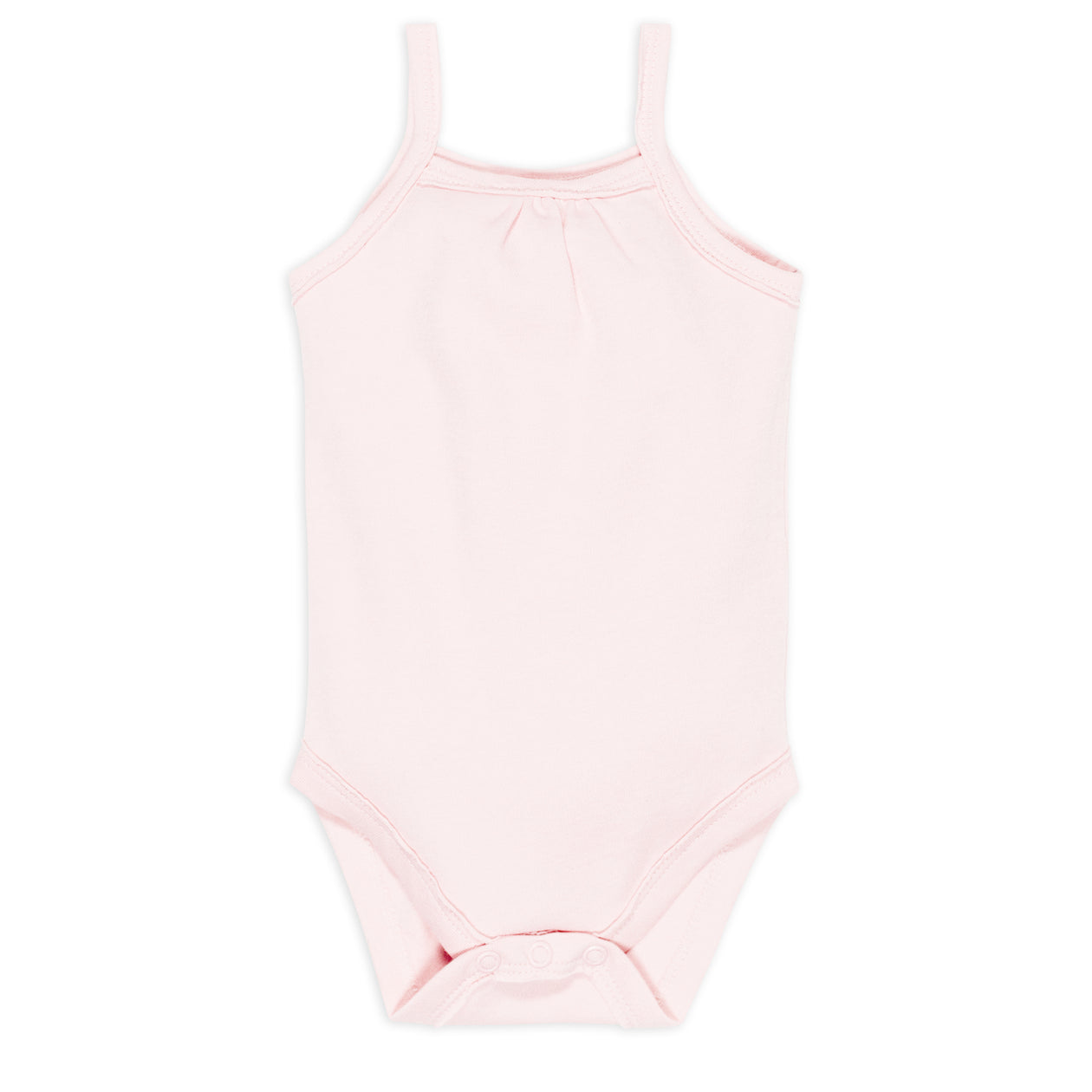 5-Pack Organic Cotton Cami Bodysuits, Pink Ombre