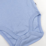 Go to slide 2, 5-Pack Organic Cotton Sleeveless Bodysuits, Ombre Blues