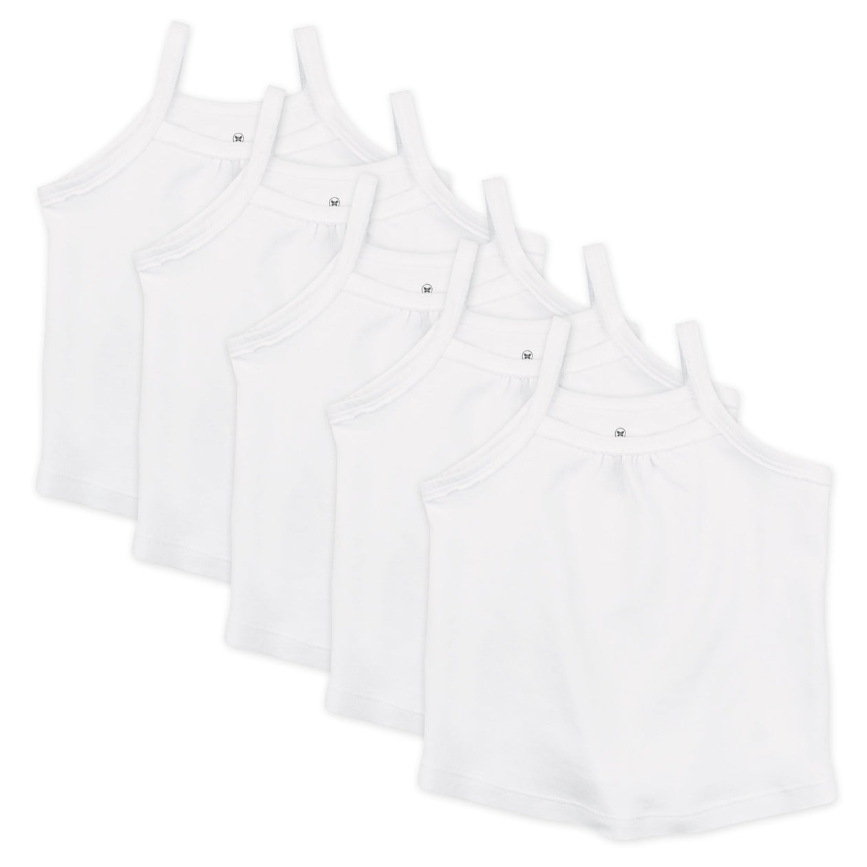5-Pack Organic Cotton Cami Tops