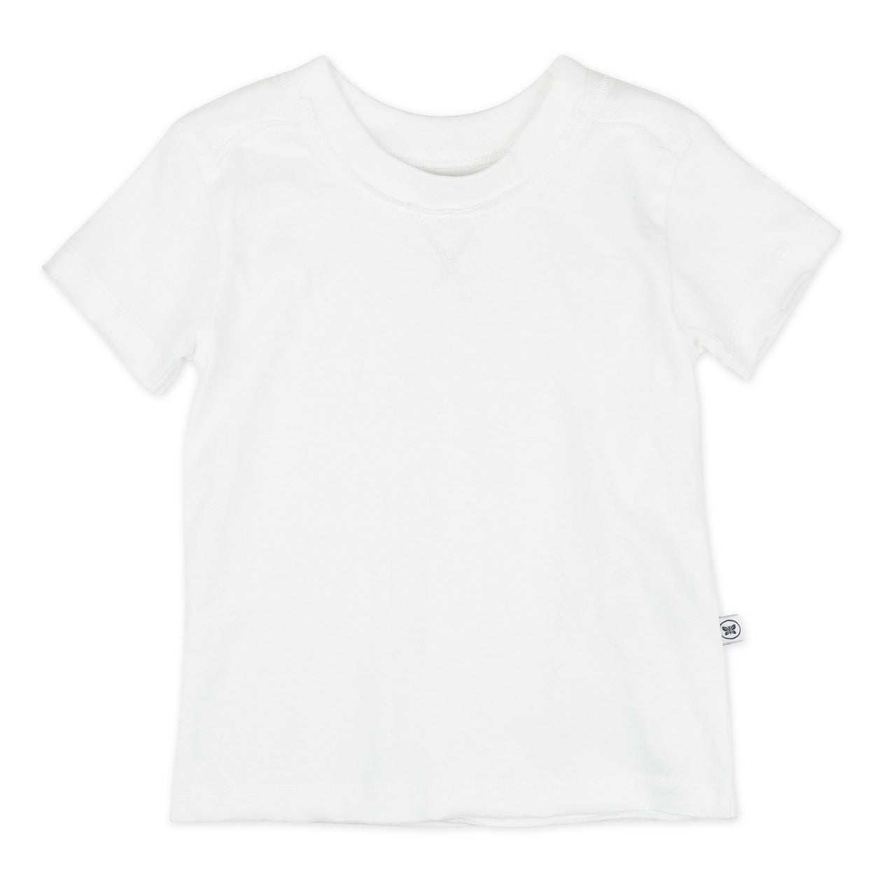 5-Pack Honestly Pure Organic Cotton Short Sleeve T-Shirts, Bright White