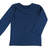 Go to slide 2, 5-Pack Organic Cotton Long Sleeve T-Shirts, Ombre Blues
