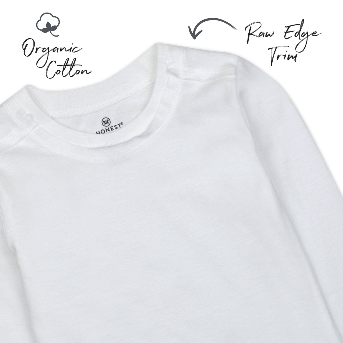 10-Pack Organic Cotton Short Sleeve T-shirts 12M / Bright White