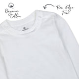 Go to slide 2, 5-Pack Honestly Pure Organic Cotton Long Sleeve T-Shirts, Bright White