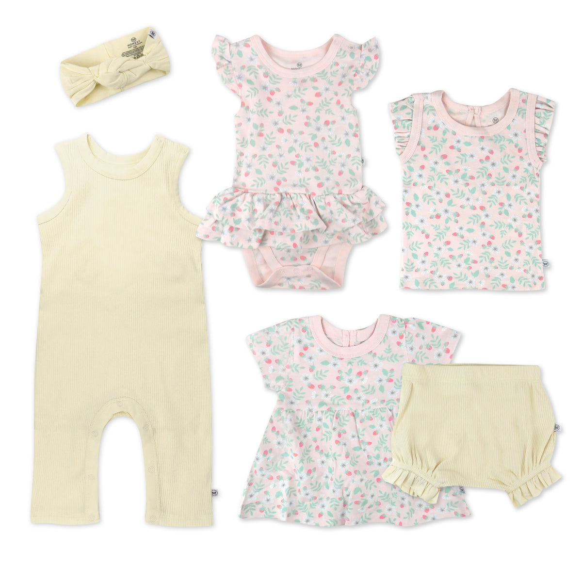 6-Piece Better Baby Girl Bundle | Honest Baby Clothing