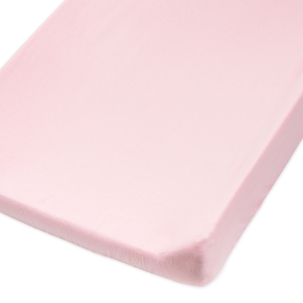 2-Pack Organic Cotton Changing Pad Covers, Rose Blossom / Pink