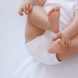 Go to slide 7, 5-Pack Honestly Pure Organic Cotton Short Sleeve Bodysuits, Bright White