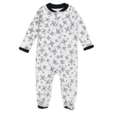 Go to slide 1, Organic Cotton Sleep & Plays, Tossed Skulls