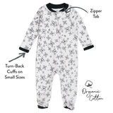 Go to slide 2, Organic Cotton Sleep & Plays, Tossed Skulls