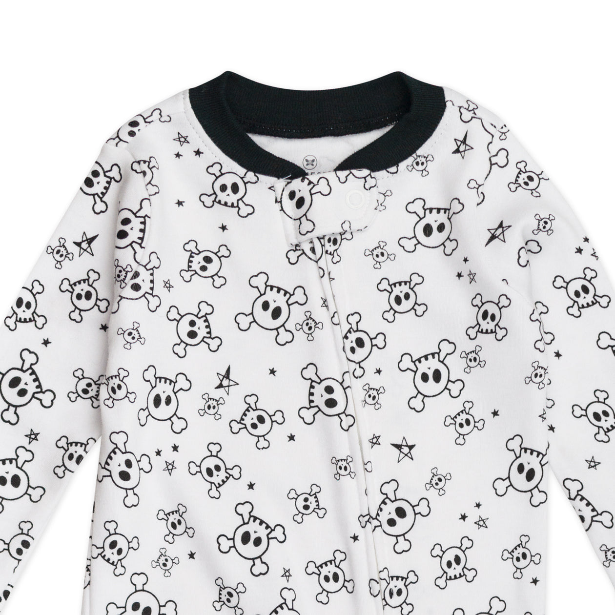 Organic Cotton Sleep & Plays, Tossed Skulls