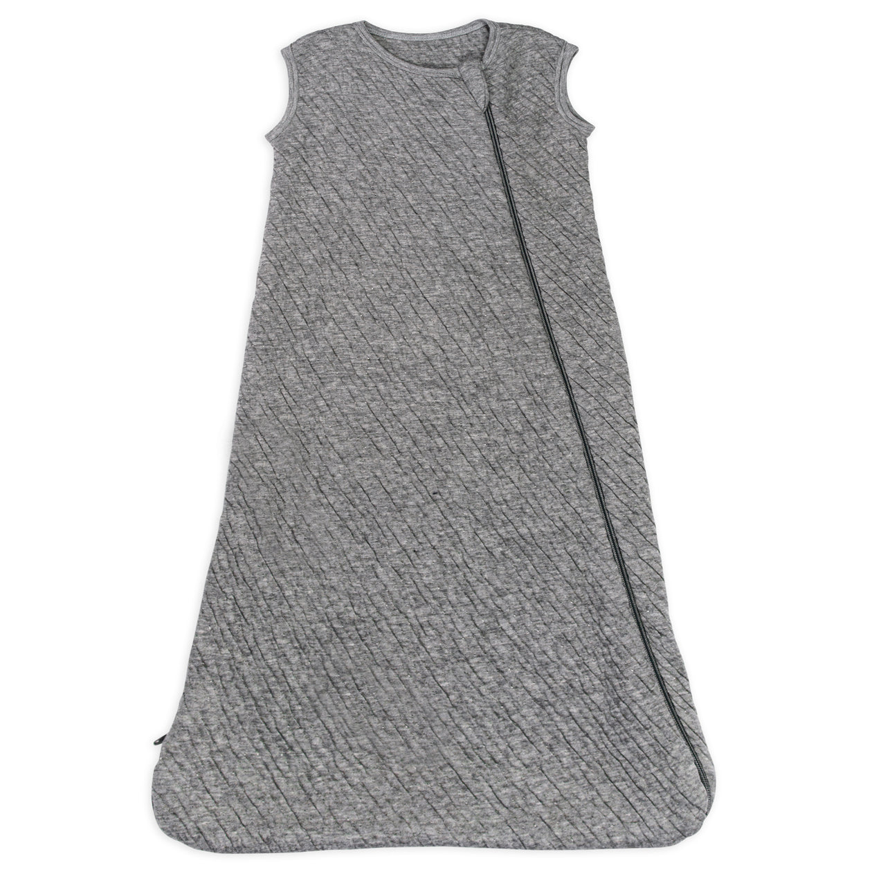 Organic Cotton Matelasse Wearable Blanket, Gray Heather