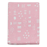 Organic Cotton Fitted Crib Sheet, Pattern Play Pink