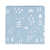 Organic Cotton Changing Pad Cover, Pattern Play Light Blue